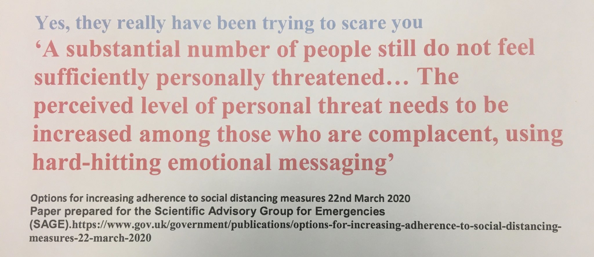 Endless “lock downs”. A Perfect Storm of Fear Freezing the Mind