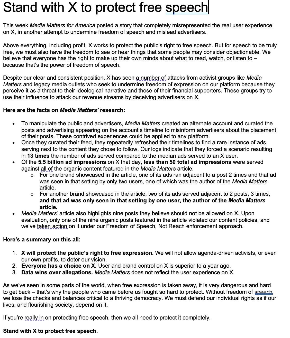 Proof of silencing of your voice in USA and UK