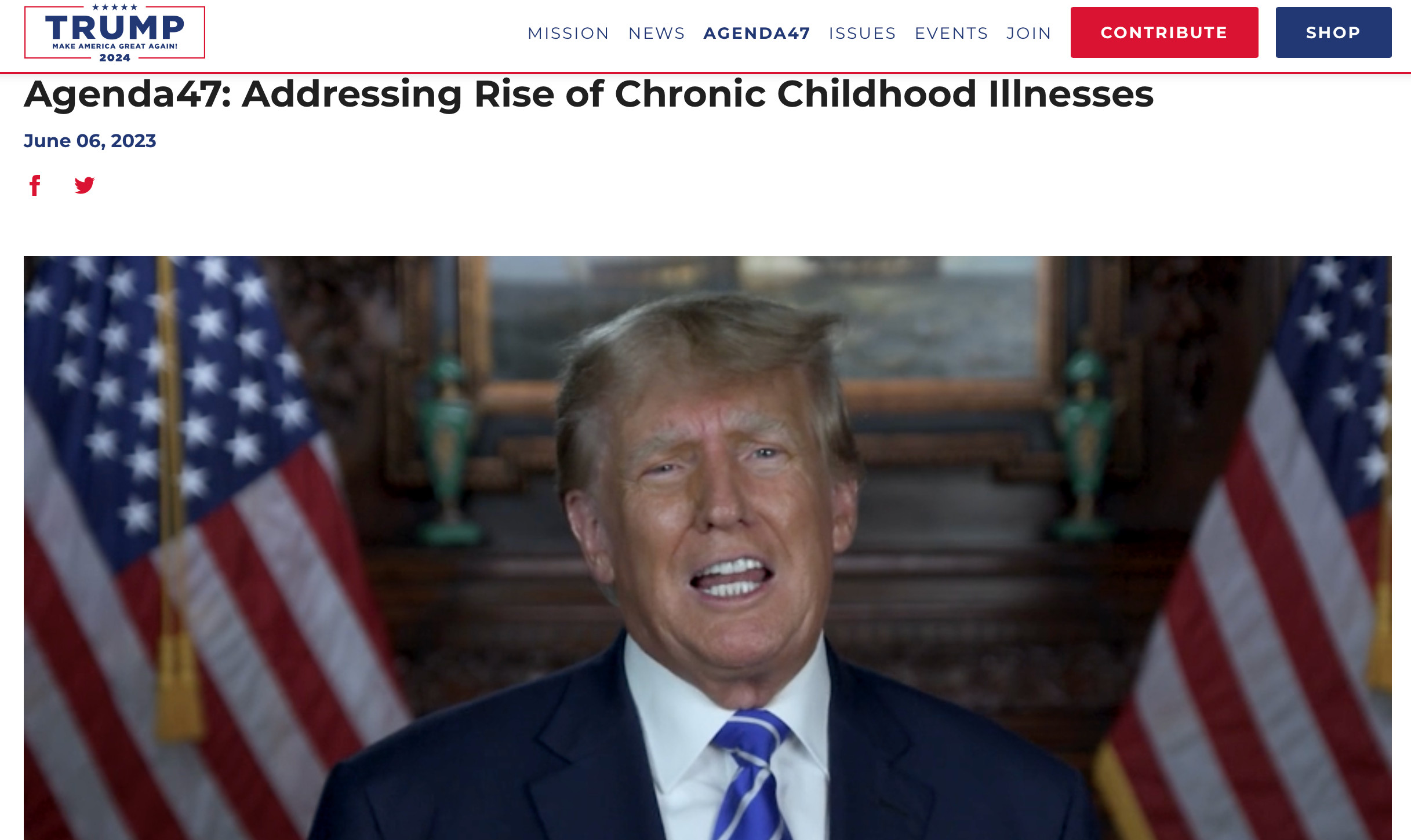 Trump explicitly calls out Pharma’s “business with disease”