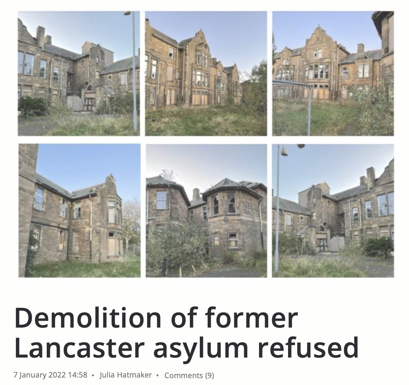 Ridge Lea: Bat’s in the Belfry, Skeletons in the cupboard.