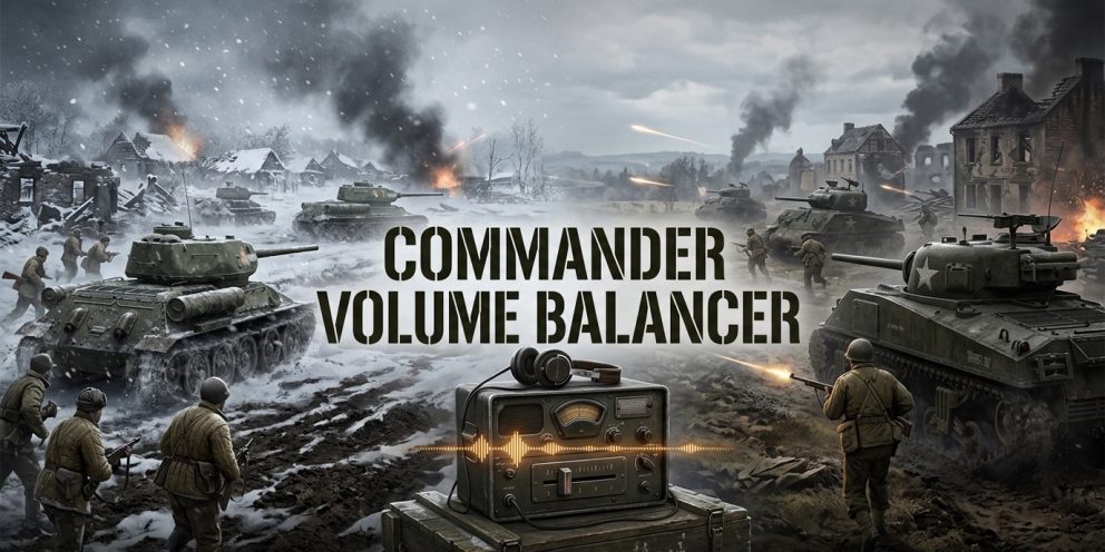 Fixing Company of Heroes 2’s Broken Voice Audio Balance: The Commander Volume Balancer Mod