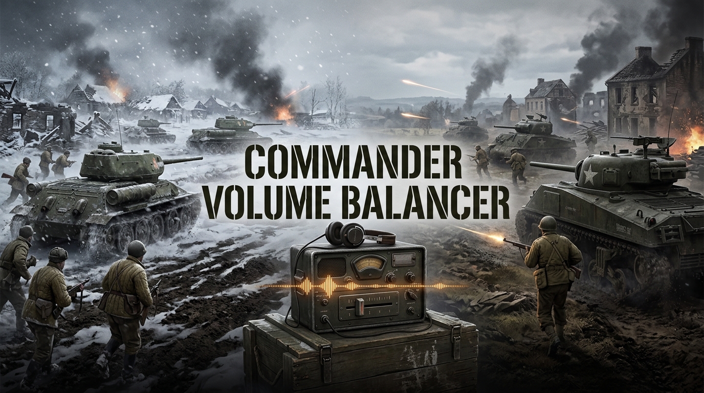 Company of Heroes 2 Commander Voice Volume Balancer Mod Banner